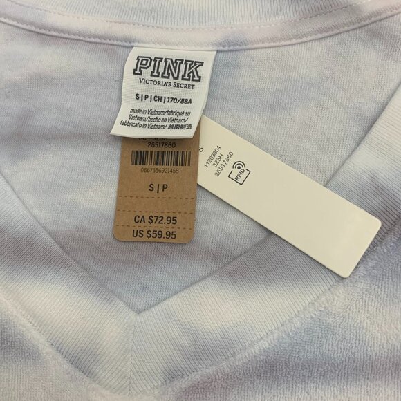 PINK Victoria Secret V-Neck Sweater Long Sleeve Pullover - NWT - Picture 4 of 5